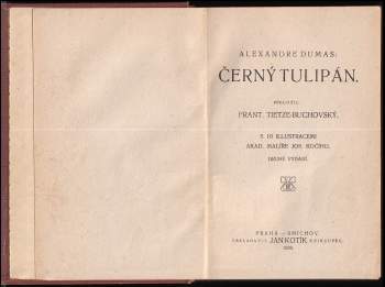 Alexandre Dumas: Černý tulipán
