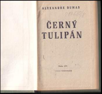 Alexandre Dumas: Černý tulipán
