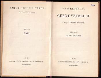 Franz von Rintelen: Černý vetřelec