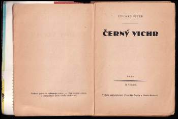 Eduard Fiker: Černý vichr