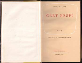 Peter Karvaš: Čert nespí