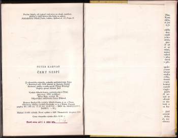 Peter Karvaš: Čert nespí