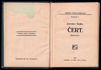 Jaroslav Sojka: Čert