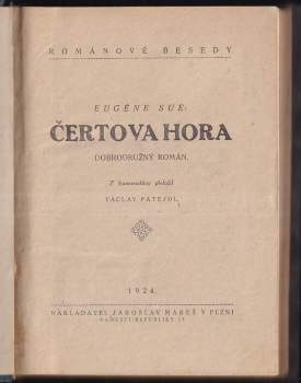 Eugène Sue: Čertova hora