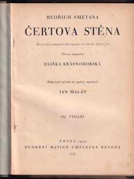 Bedřich Smetana: Čertova stěna