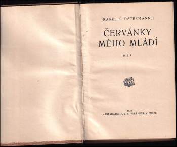 Karel Klostermann: Červánky mého mládí
