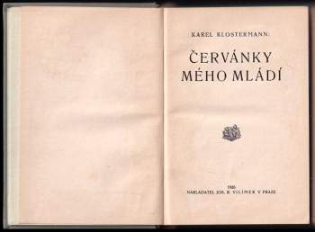 Karel Klostermann: Červánky mého mládí