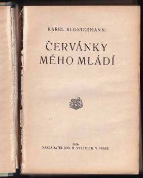Karel Klostermann: Červánky mého mládí