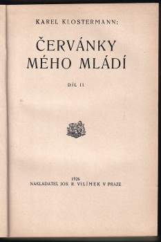 Karel Klostermann: Červánky mého mládí