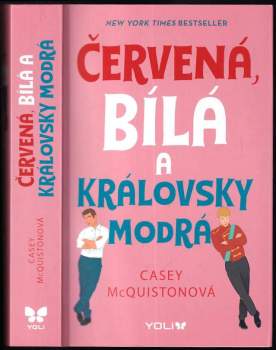 Červená, bílá a královsky modrá