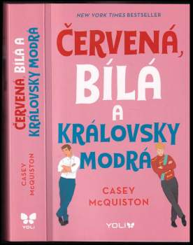 Červená, bílá a královsky modrá