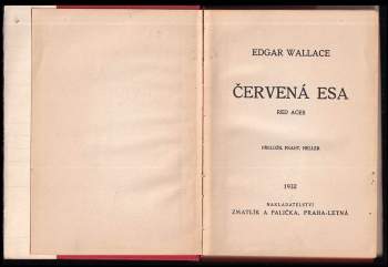 Edgar Wallace: Červená esa