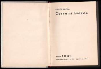Josef Kopta: Červená hvězda