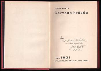 Josef Kopta: Červená hvězda