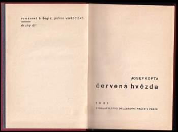 Josef Kopta: Červená hvězda