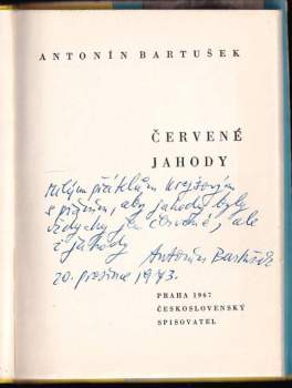 Antonín Bartušek: Červené jahody