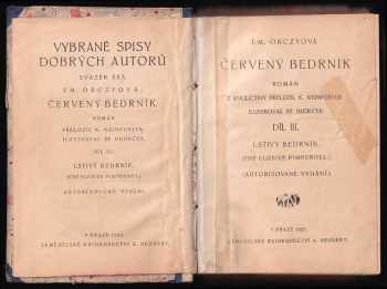 Emmuska Orczy: Červený bedrník 1 - 7 - díly 5 a 6 v jednom svazku