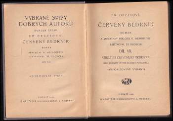 Emmuska Orczy: Červený Bedrník