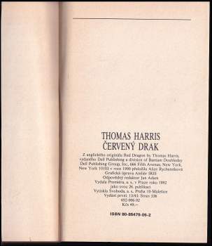 Thomas Harris: Červený drak