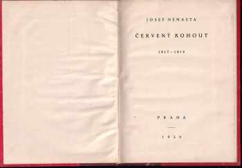 Josef Nemasta: Červený kohout