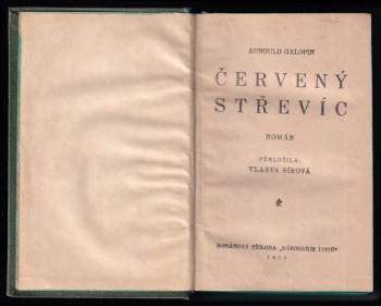 Arnould Calopin: Červený střevíc