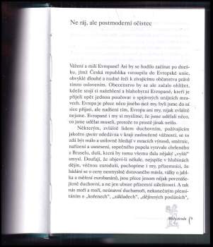 Dušan Třeštík: Češi a dějiny v postmoderním očistci