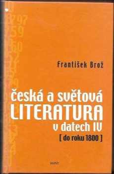 Česká a světová literatura v datech