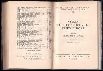 Viktor Novák: Česká balada doby nejnovější (1894-1928)