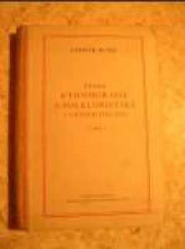 Česká ethnografie a folkloristika