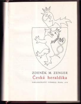 Zdeněk Maria Zenger: Česká heraldika