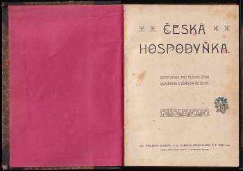Vlasta Veselá: Česká hospodyňka