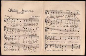 Eduard Šimek: Česká hymna