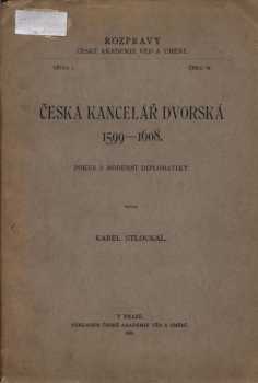 Česká kancelář dvorská 1599-1608
