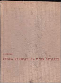 Jaroslav Švehla: Česká karikatura v XIX. století