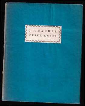 Josef Svatopluk Machar: Česká kniha
