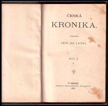 Josef Lacina: Česká kronika