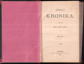 Josef Lacina: Česká kronika