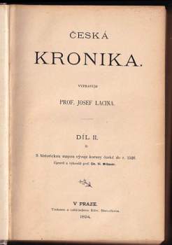 Josef Lacina: Česká kronika
