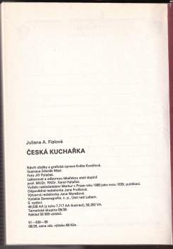 Juliana Anna Fialová: Česká kuchařka
