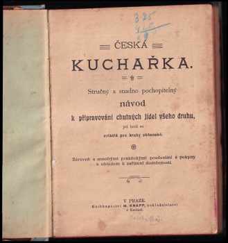 Česká kuchařka