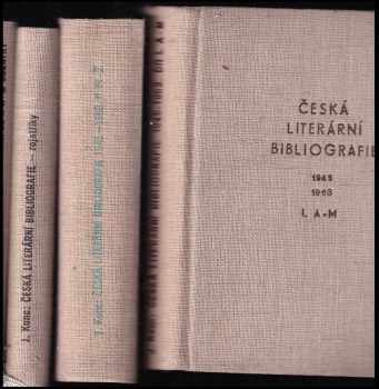 Česká literární bibliografie 1945-1963
