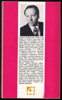 Antonín Měšťan: Česká literatura 1785-1985