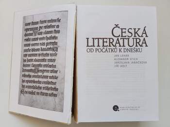 Jan Lehar: Česká literatura od počátků k dnešku