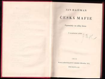 Jan Hajšman: Česká mafie