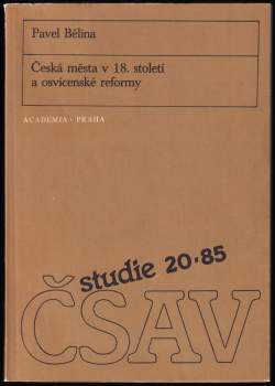 Česká města v 18. století a osvícenské reformy