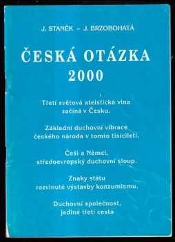 Jana Brzobohatá: Česká otázka 2000
