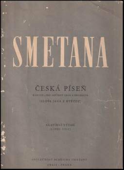 Bedřich Smetana: Česká píseň