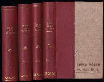Česká poesie XIX. věku I - IV