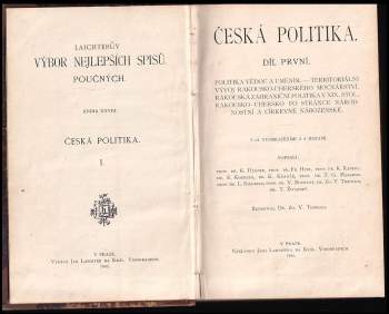 Tomáš Garrigue Masaryk: Česká politika