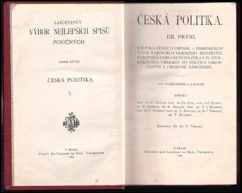 Tomáš Garrigue Masaryk: Česká politika